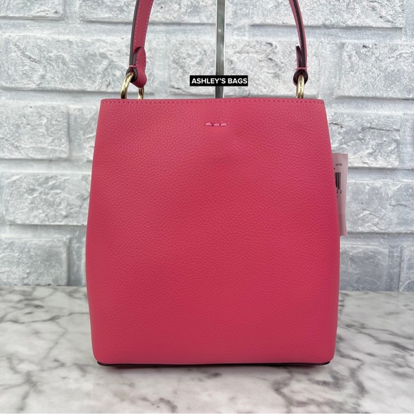 Coach Town Bucket Bag Crossbody Handbag In Strawberry Haze - Picture 5 of 12